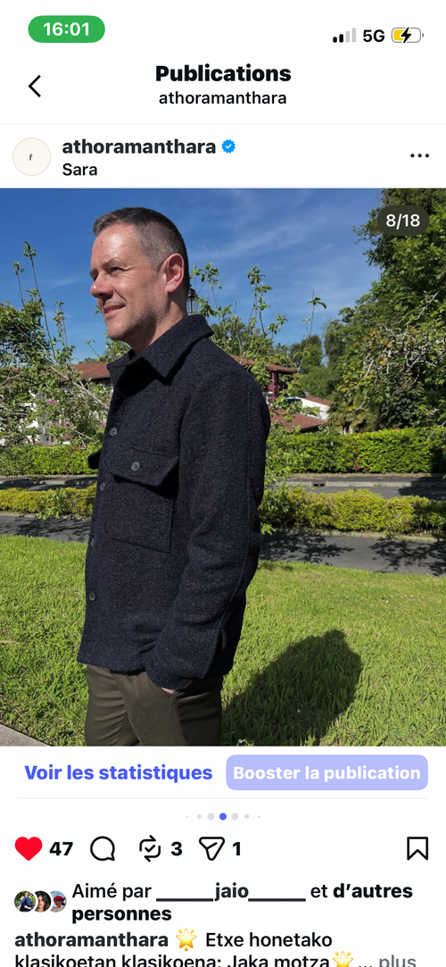 Chaqueta Clásica de Hombre - Lana y Terciopelo con Cuello Camisero